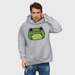 Мужское худи Oversize хлопок Frog Lucky - фото 2