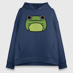 Женское худи Oversize хлопок Frog Lucky