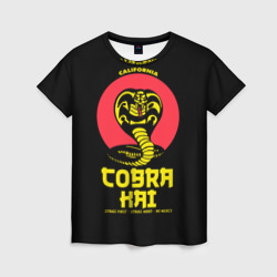 Женская футболка 3D Cobra Kai California