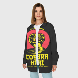 Женская рубашка oversize 3D Cobra Kai California - фото 2