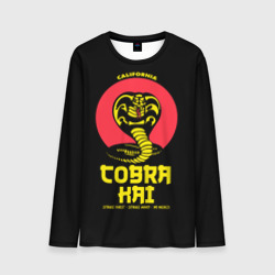 Мужской лонгслив 3D Cobra Kai California