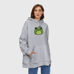 Худи SuperOversize хлопок Frog Lucky король - фото 2