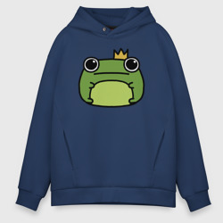 Мужское худи Oversize хлопок Frog Lucky король