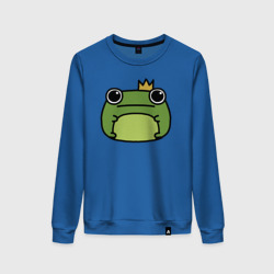 Женский свитшот хлопок Frog Lucky король