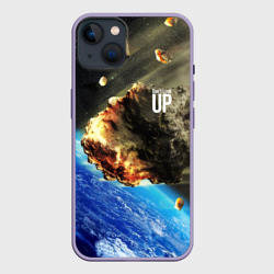 Чехол для iPhone 14 Plus Комета, перед столкновением с Землёй!