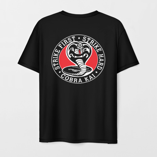 Мужская футболка 3D Cobra Kai красное солнце, цвет 3D печать - фото 2