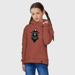 Детское худи Oversize хлопок Biкer skull - фото 2
