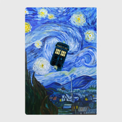 Тардис в Звездной Ночи – Магнитный плакат 2x3 с принтом купить