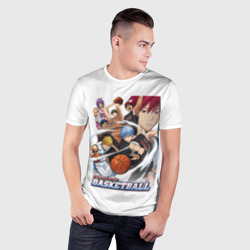Мужская футболка 3D Slim Kuroko's Basketball 1 - фото 2