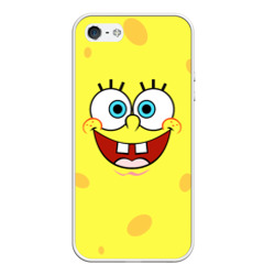 Чехол для iPhone 5/5S матовый Спанч боб пара