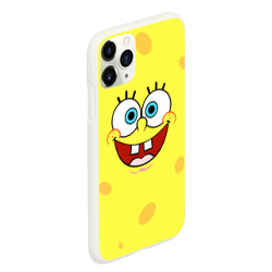 Чехол для iPhone 11 Pro Max матовый Спанч боб пара - фото 2