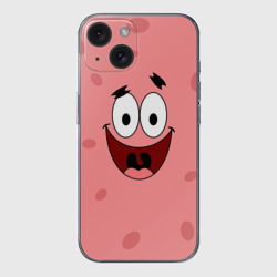 Чехол для iPhone 15 силиконовый с защитой камеры Патрик пара