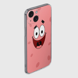 Чехол для iPhone 15 силиконовый с защитой камеры Патрик пара - фото 2