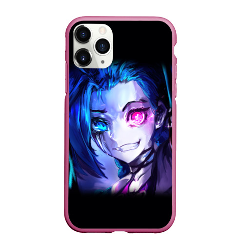 Чехол для iPhone 11 Pro Max матовый Jinx Powder, цвет малиновый