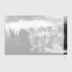 Флаг 3D Туманный лес - темный - фото 2