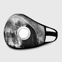 Маска из неопрена Туманный лес - темный