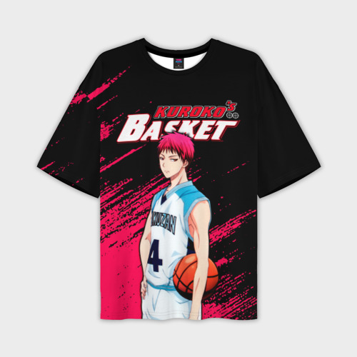 Мужская футболка oversize 3D Kuroko no Basuke, Akashi Seijuro Сейджуро Акаши, цвет 3D печать