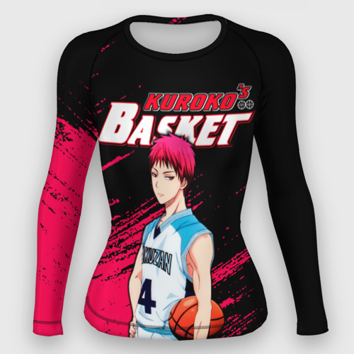 Женский рашгард 3D Kuroko no Basuke, Akashi Seijuro Сейджуро Акаши, цвет 3D печать