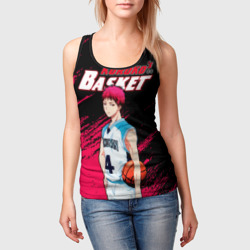 Женская майка 3D Kuroko no Basuke, Akashi Seijuro Сейджуро Акаши - фото 2