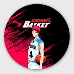 Круглый коврик для мышки Kuroko no Basuke, Akashi Seijuro Сейджуро Акаши