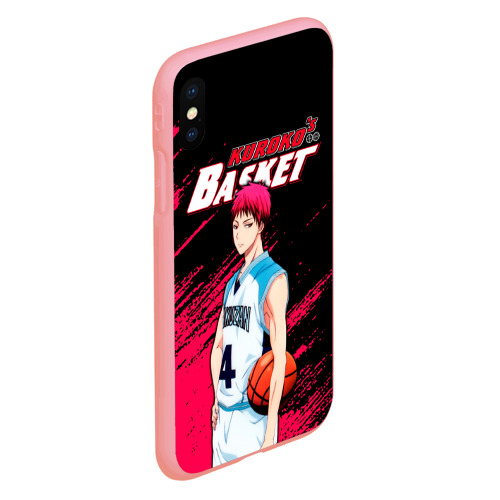 Чехол для iPhone XS Max матовый Kuroko no Basuke, Akashi Seijuro Сейджуро Акаши, цвет баблгам - фото 3