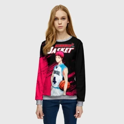 Женский свитшот 3D Kuroko no Basuke, Akashi Seijuro Сейджуро Акаши - фото 2