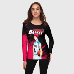 Женский лонгслив 3D Kuroko no Basuke, Akashi Seijuro Сейджуро Акаши - фото 2