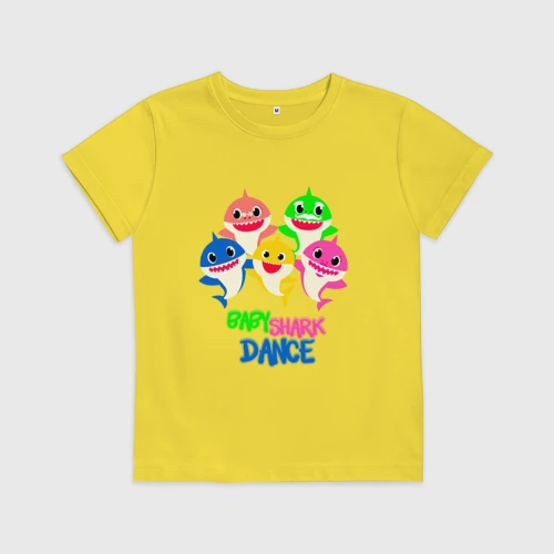 Детская футболка хлопок Baby Shark Dance