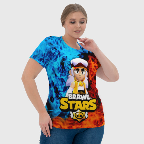 Женская футболка 3D с принтом ФЭНГ БРАВЛ СТАРС , FANG BRAWL STARS, фото #4