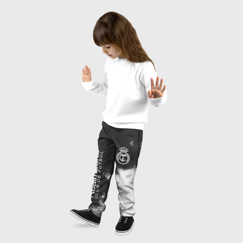 Детские брюки 3D с принтом ФК | Арт, фото на моделе #1