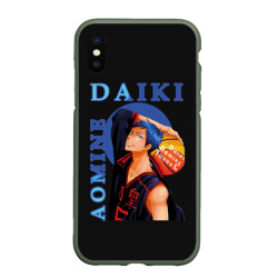 Чехол для iPhone XS Max матовый Аомине Дайки Aomine Daiki