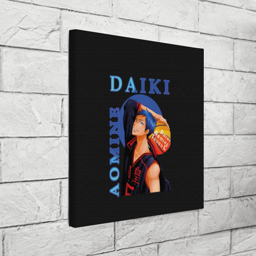 Холст квадратный Аомине Дайки Aomine Daiki, цвет 3D печать - фото 3
