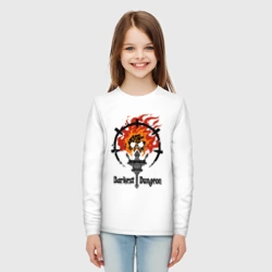 Детский лонгслив хлопок Darkest Dungeon - skull logo - фото 2