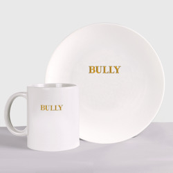 Набор: тарелка + кружка Bully big logo