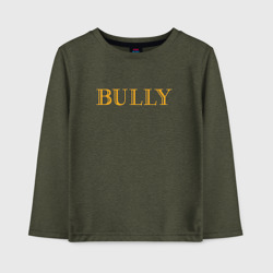 Детский лонгслив хлопок Bully big logo