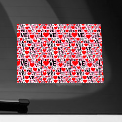 Love-Love паттерн – Наклейка на автомобиль с принтом купить