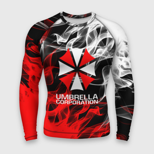 Мужской рашгард 3D Umbrella Corporation Fire