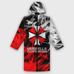 Женский дождевик 3D Umbrella Corporation Fire