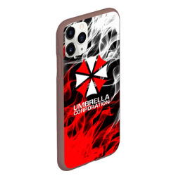 Чехол для iPhone 11 Pro Max матовый Umbrella Corporation Fire - фото 2