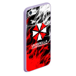 Чехол для iPhone 5/5S матовый Umbrella Corporation Fire - фото 2