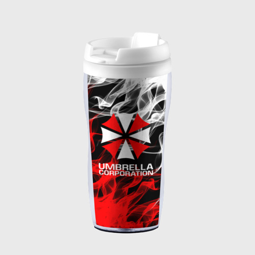 Термокружка-непроливайка Umbrella Corporation Fire, цвет белый