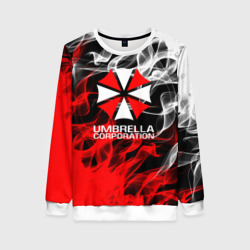 Женский свитшот 3D Umbrella Corporation Fire