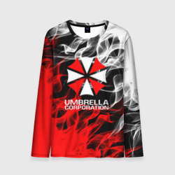 Umbrella Corporation Fire – Мужской лонгслив 3D с принтом купить со скидкой в -20%