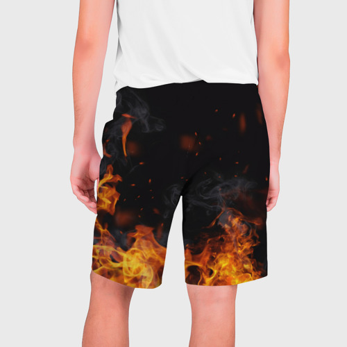 Мужские шорты 3D Umbrella Corporation Огонь, цвет 3D печать - фото 2