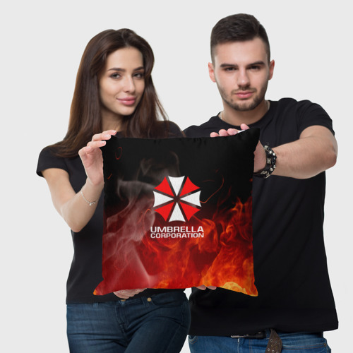 Подушка 3D Umbrella Corporation пламя - фото 3