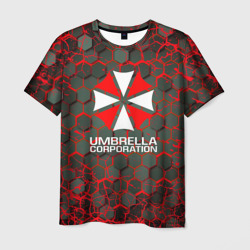 Мужская футболка 3D Umbrella Corporation соты