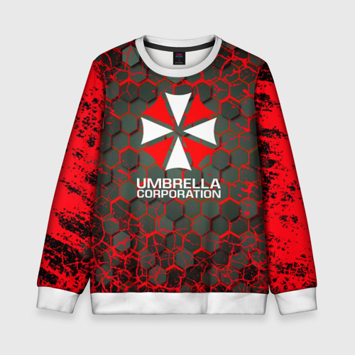 Детский свитшот 3D Umbrella Corporation соты