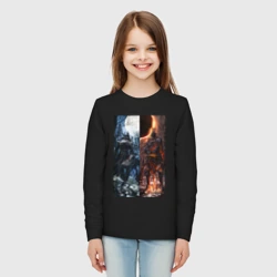 Детский лонгслив хлопок Dark Souls x Bloodborne| Дарк Соулс - фото 2