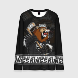 Мужской лонгслив 3D Лос Анджелес Кингз, Los Angeles Kings