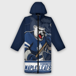 Мужской дождевик 3D Торонто Мейпл Лифс, Toronto Maple Leafs Маскот